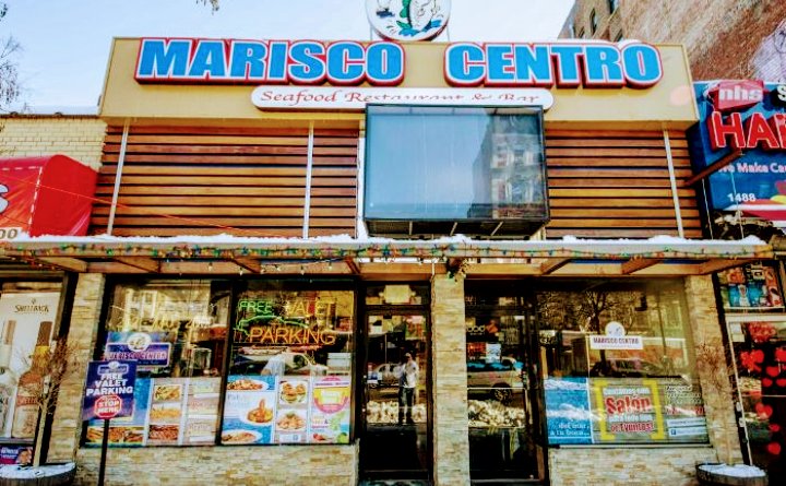 Restaurant frontage on St Nicholas Avenue.
